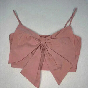 H&M Cropped Tank top with  large bow